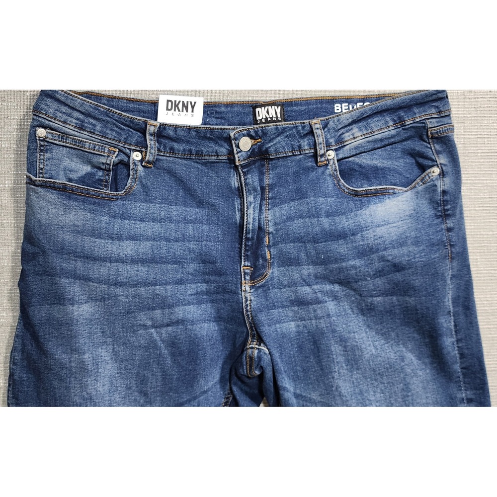 DKNY Jeans Mens‎ Bedford Slim Fit Blue Denim Premium Soft Stretch 36x32 NWT